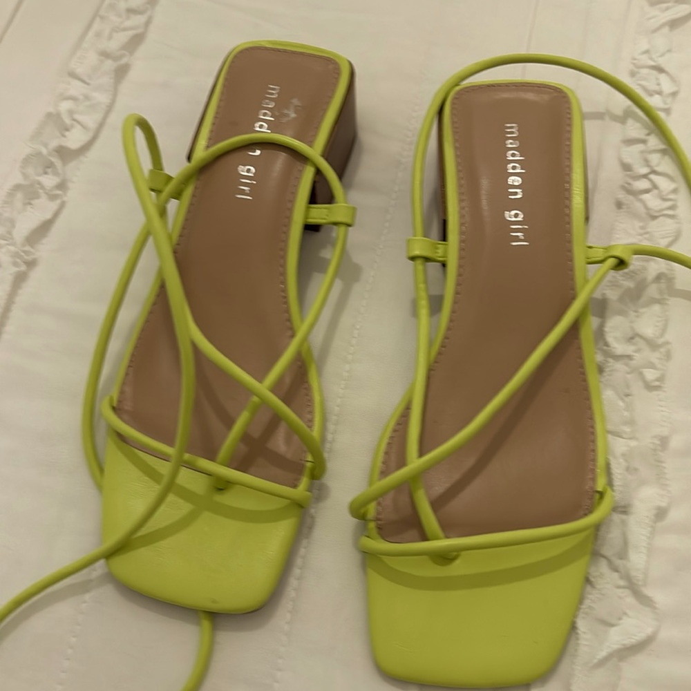 Madden girl citron color sandals